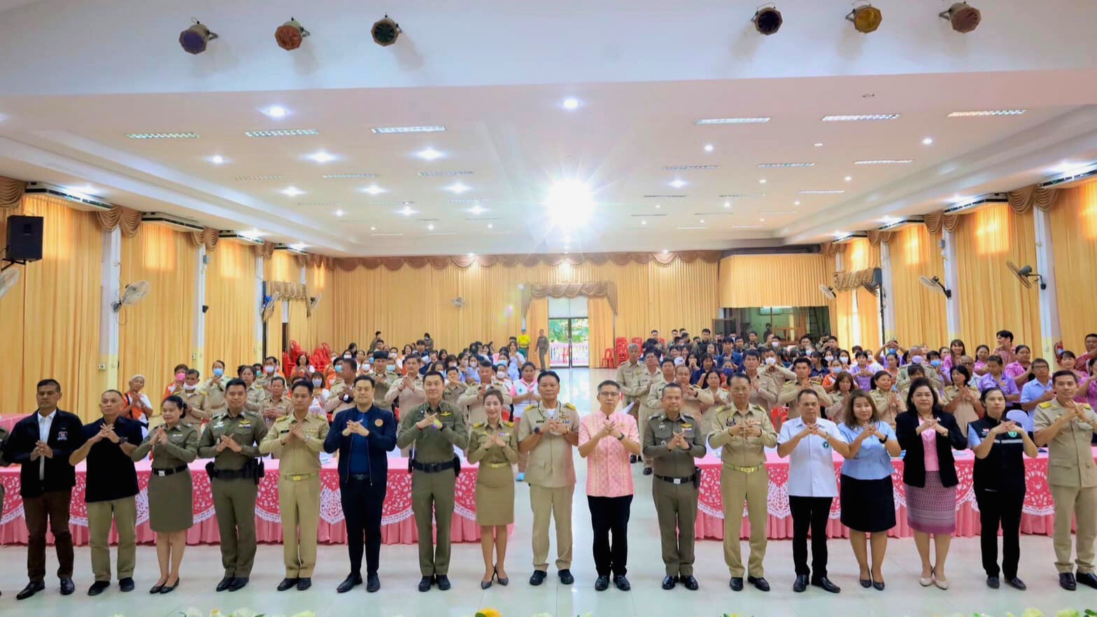 การบันทึกข้อตกลงให้ความร่วมมือโครงการชุมชนบำบัดยั่งยืน
